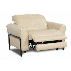 fotoliu Mellow cu recliner din piele