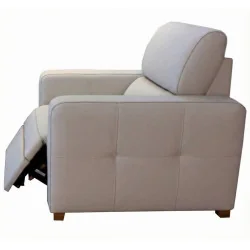 fotoliu piele Leonardo cu recliner
