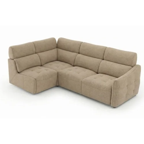 coltar extensibil Davos textil cu terminația mică în loc de braț pe partea scurtă