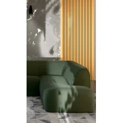 coltar Floor stofa verde detaliu