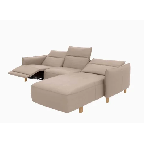 canapea cu recliner electric Flamingo stofa
