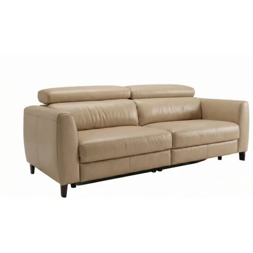 canapea recliner Boston din piele naturală 2RF