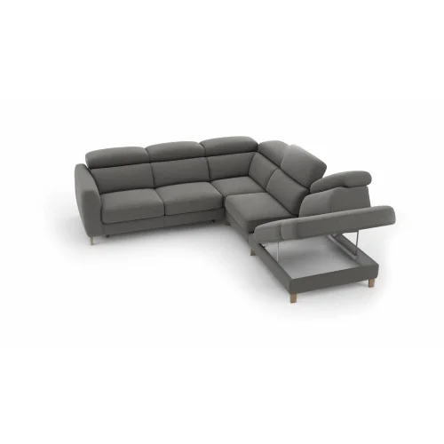 coltar extensibil Boston 2,5F-E-1-1HT/BK t cu depozitare