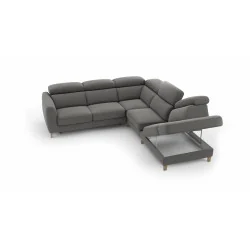 coltar extensibil Boston 2,5F-E-1-1HT/BK t cu depozitare