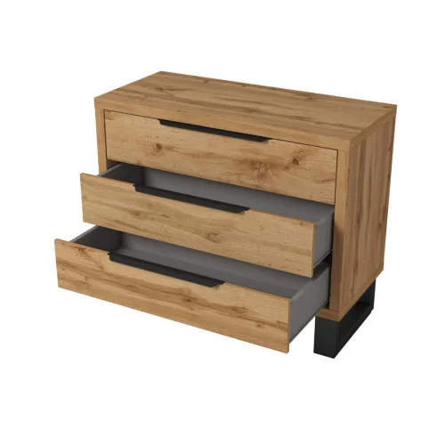 Comoda Halle 3 sertare deschise