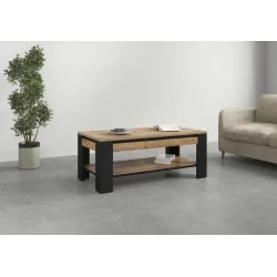 set mobila living - Tudor si canapea stofa