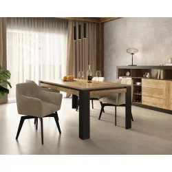 set mobila dining - colectia Tudor cu scaune SiLLa