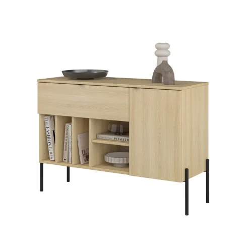 comoda ORE 105 cm stejar Lindberg complet
