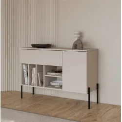 comoda ORE 1 sertar 1 ușă 105 cm - cașmir carcasa / cașmir fața sertar / cașmir ușa