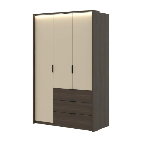 Dulap haine Mola 139 cm cu iluminat LED