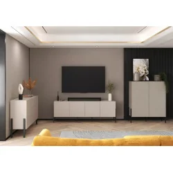 set mobilier living Juko culoare cașmir