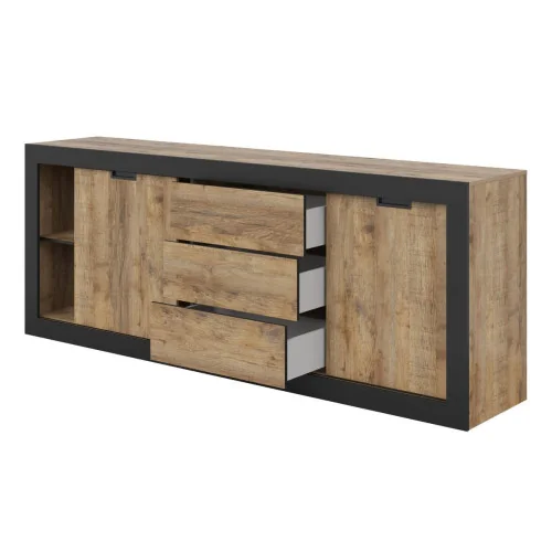 comoda Tudor 3 sertare deschise
