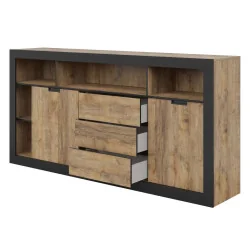 comoda Tudor h 110 cm - 3 sertare deschise