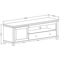 comoda TV Evora - cote