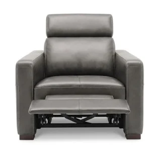 fotoliu recliner Ergo din piele cognac 2