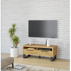 comodă TV Halle 2 sertare 124 cm