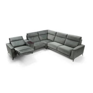 coltar extensibil cu recliner LEGATO din stofa 2