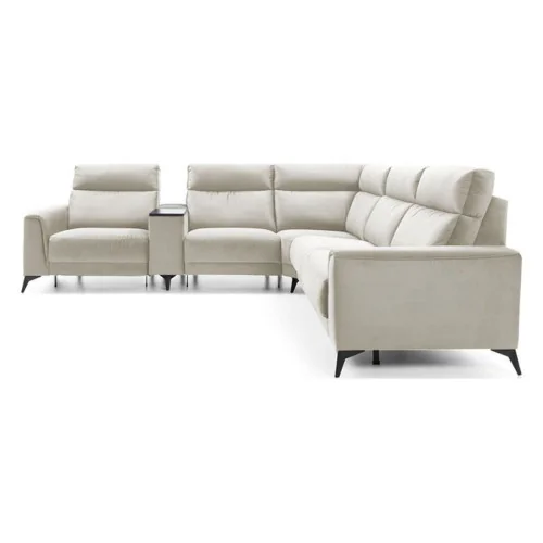 coltar extensibil cu recliner LEGATO din stofa